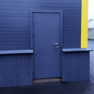 Глухая уличная дверь